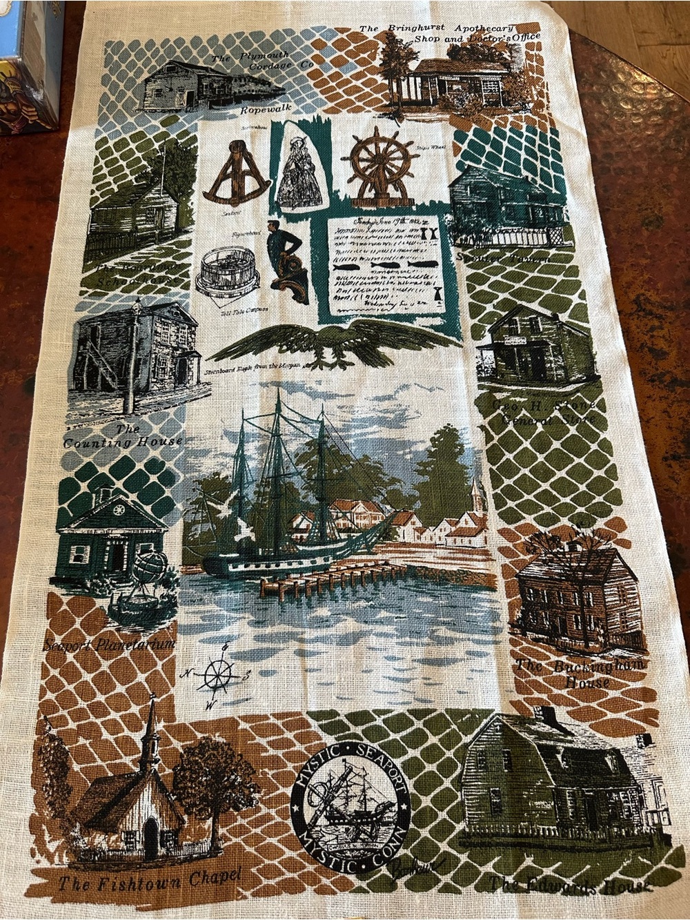 NWOT Kay Dee Linen Tee Towel